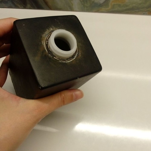 Soap dispenser ceramic like new, without pump mechanism