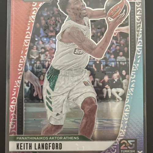 Panini Prizm Euroleague Keith Langford 25th Anniversary card 2024-25