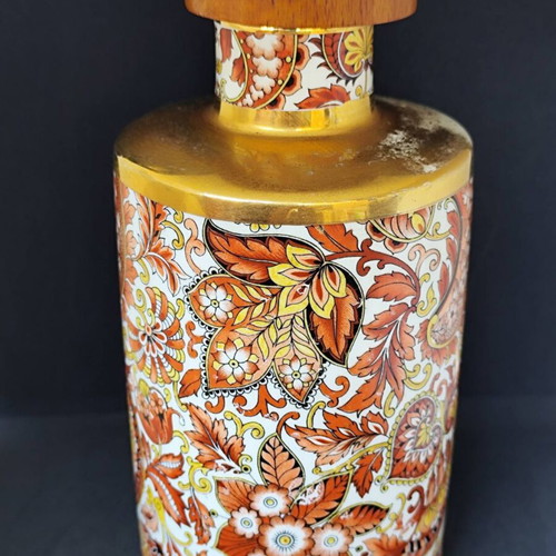 Vintage Royal Ceramics L.C.A. Decanter like new, mid-century modern