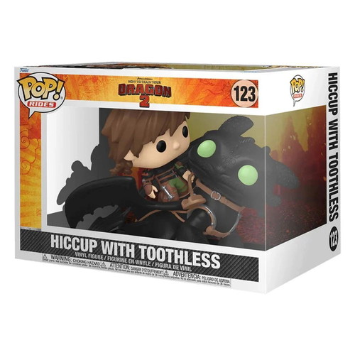 Funko Pop! Rides How to Train Your Dragon Hiccup with Toothless #123 Deluxe καινούργιο
