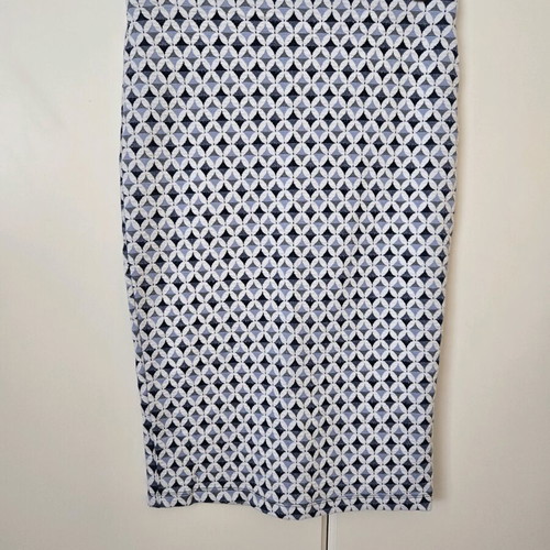 Midi skirt Zara like new, white and blue, size L