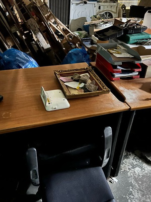 Γραφεία μεταχειρισμένα, σετ 2 τεμαχίων