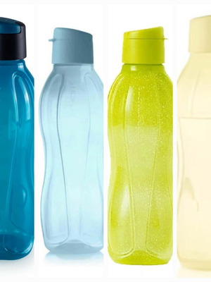 Tupperware bottles new, pack of 4, 750 ml, assorted colors