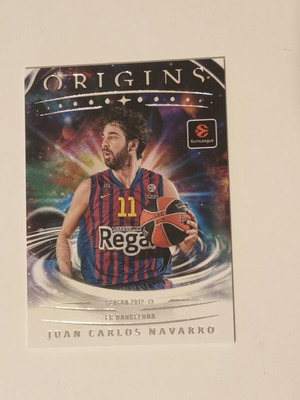 Juan Carlos Navarro 2025-26 Panini Euroleague Origins sticker