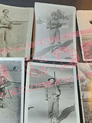 Σετ 6 μεταχειρισμένων φωτογραφιών Ελληνικού Στρατού, δεκαετία 1950