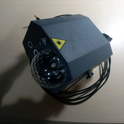 Mslitely LED party light like new with laser and remote control
