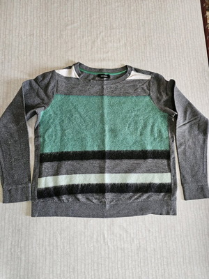 Max & Co sweatshirt XS new, grey and green with stripes