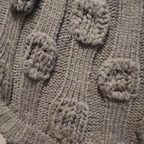 Wool dress short like new, khaki color, size L