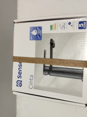 Seanse Cinta sink faucet new, black color