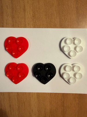 Αυτοκόλλητο κινητού καινούργιο σε μαύρο, κόκκινο και λευκό χρώμα