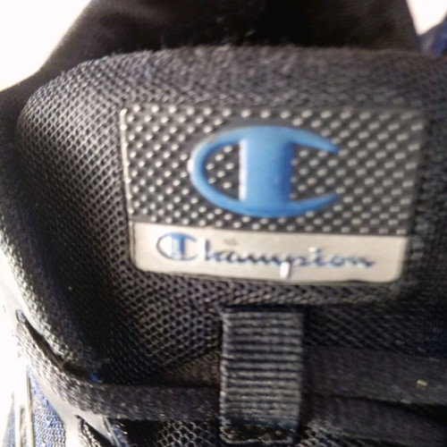 Champion No44 athletic shoes like new, dark blue and light blue