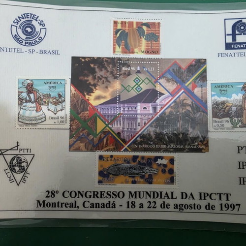 Commemorative Brazil 1997 Stamp Edition new