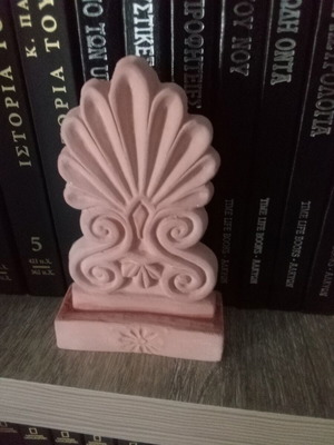 Red ceramic decorative items handmade, high quality