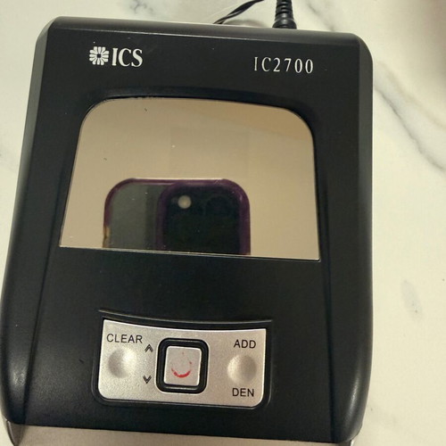 Digital money counter used with counterfeit detection