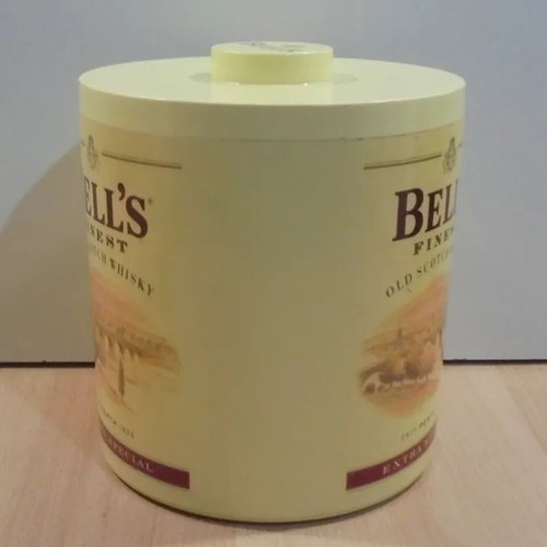 Bell's scotch whisky old promotional plastic ice bucket used