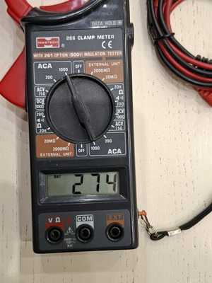 DT 266 Clamp Meter used in good condition