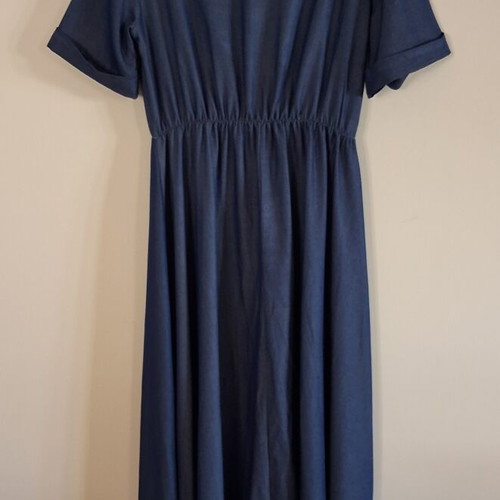 Maxi semizie dress blue, like new, FN Fashion Italy