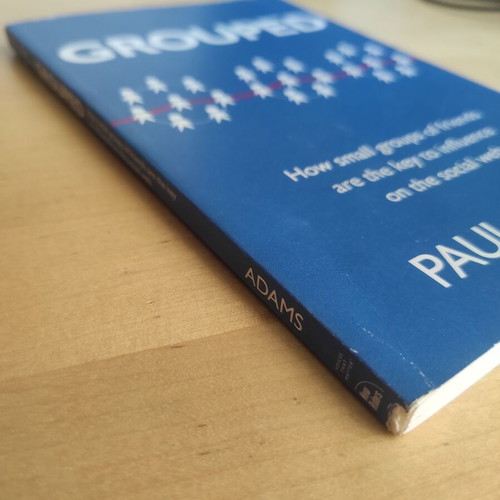Grouped by Paul Adams like new, sociology book in English