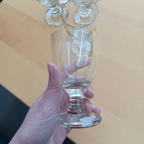 Set of 6 Stemmed Liqueur Glasses like new