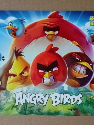 Bingo Κουκουρούκου Angry Birds άλμπουμ με πλήρες σετ αυτοκόλλητα, σαν καινούργιο