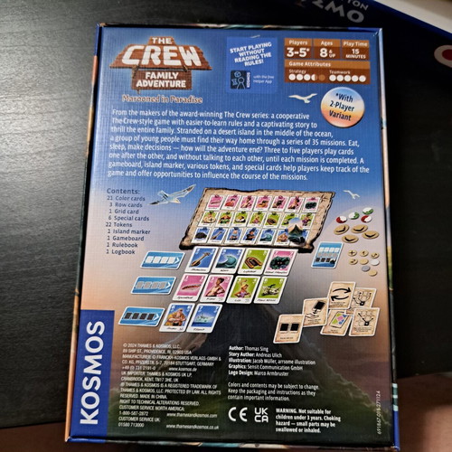 The Crew Family Adventure board game like new