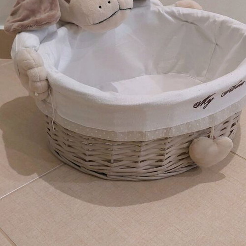 Children's basket like new with gift newborn diary