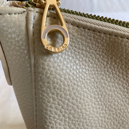 Carpisa Shoulder Bag New Beige Leatherette With Detachable Handle