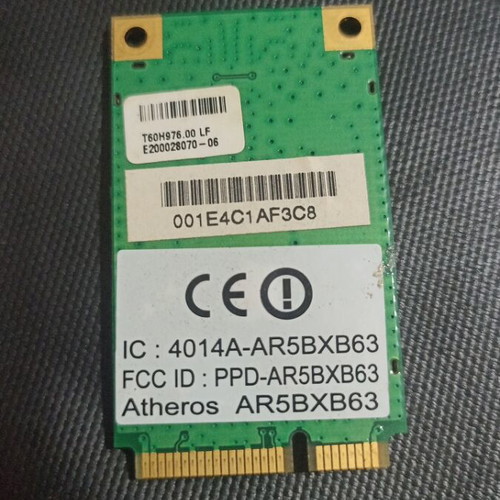 Atheros AR5BXB63 Mini PCI-E Wireless Wi-Fi Card Network Adapter