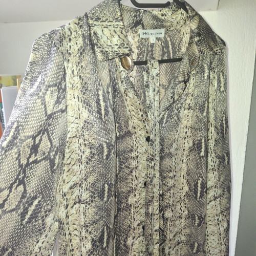Shirt dress with belt, size S / 36 / 8