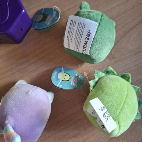 Squishmallows Micromallos set of 3 new with bases