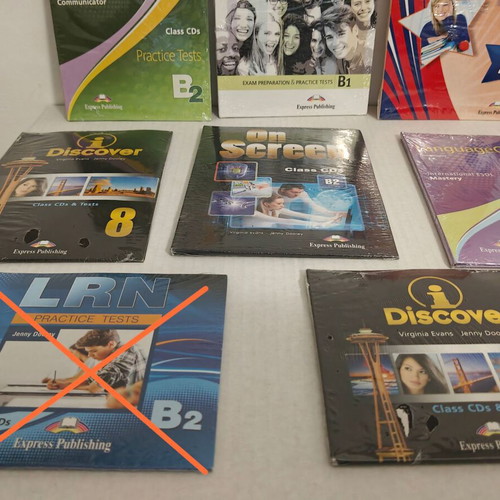 Pack of 7 CDs foreign language books new