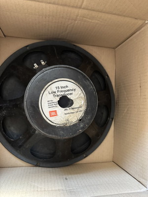 JBL Professional 15" Low Frequency Transducer like new