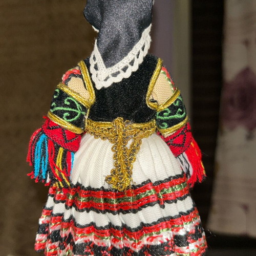 Traditional Thessalian doll with base