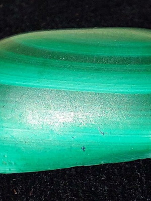 Malachite green and blue scarab of the heart set new