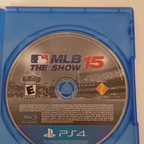 MLB 15 game PlayStation 4 like new, sports