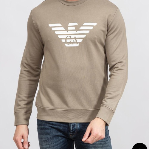 Emporio Armani men's blouse, brown, size M