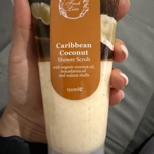 Caribbean Coconut Shower Scrub Fresh Line new