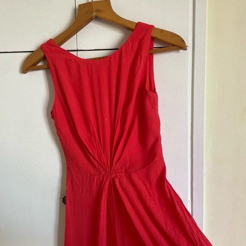 BSB one-piece pantsuit like new, red orange, size M