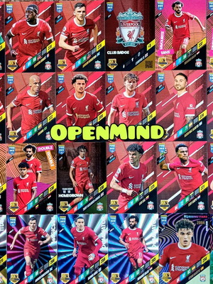 Σετ Liverpool 24 καρτών FIFA 365 2024 Adrenalyn XL καινούργιο
