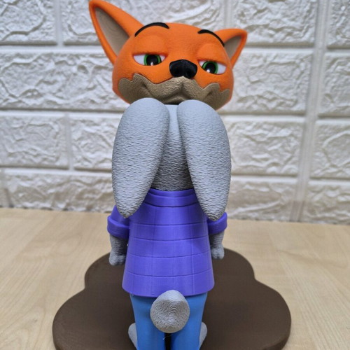 Zootopia Figures Judy Hopps & Nick Wilde 24cm New