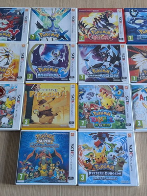 Pokemon 3ds πακέτο σαν καινούργιο, συλλογή παιχνιδιών Nintendo 3DS