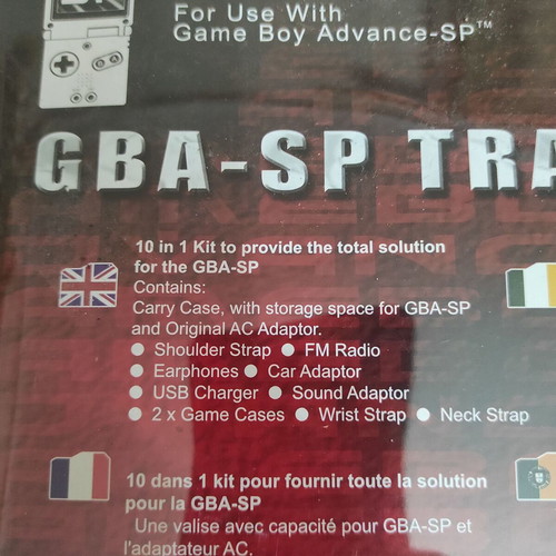 GBA SP Travel Pack Logic3 new accessory set for travel