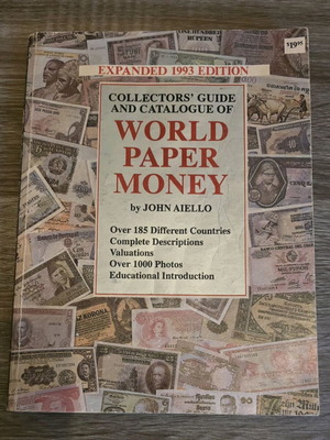 World Paper Money Catalog used, John Aiello Expanded 1993 Edition