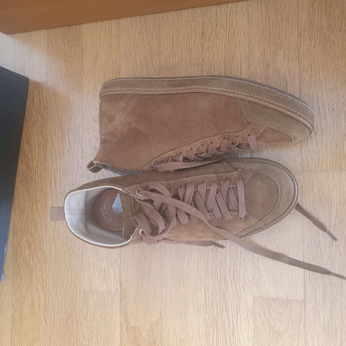 Massimo Dutti Women's Suede Ankle Boots Light Brown Like New Size 39