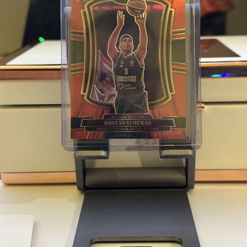 Kostas Sloukas Red Prizm #132/199 Panini Select EuroLeague 2025-26