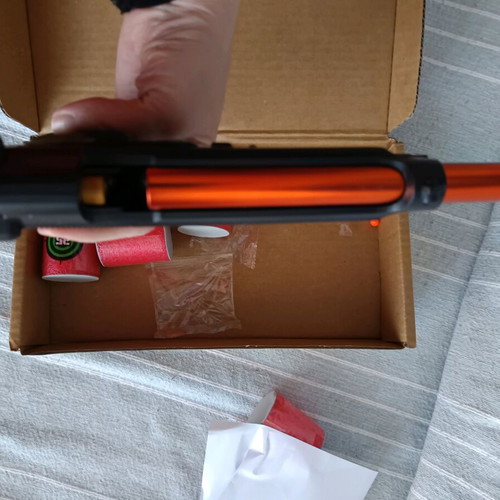 Plastic toy gun like new