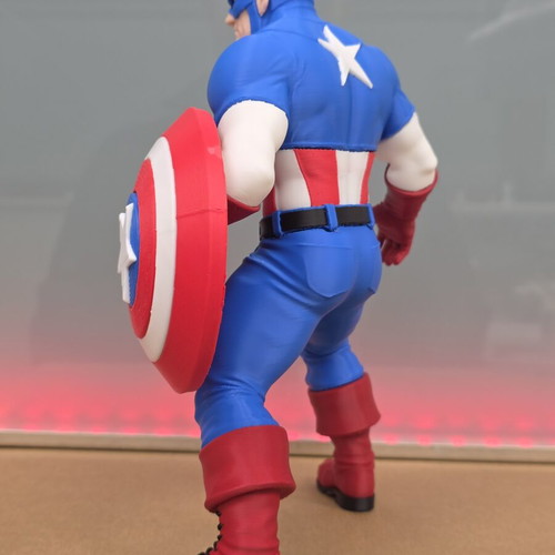 Captain America 3D figure made to order