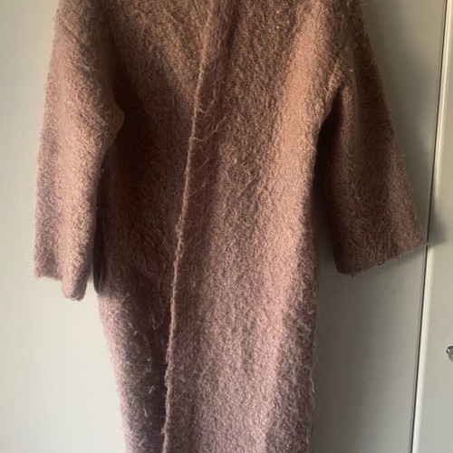 Bershka Long Soft Cardigan Like New Nude Dusty Pink