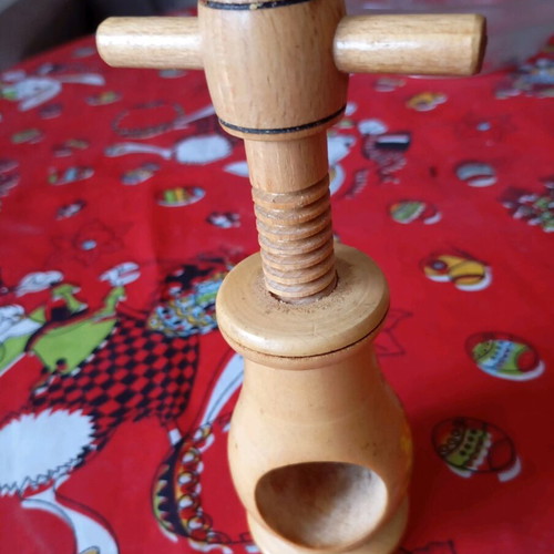 Vintage wooden nutcracker hand made like new