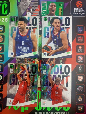 HOLO GIANT EUROLEAGUE TOP CLASS EFES και EA7